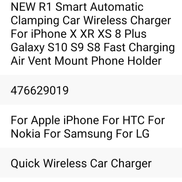 Smart sensor car wireless charger. I have many - Picture 4 of 4